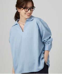 SHOO・LA・RUE / シューラルー シャツ・ブラウス | ストライプスキッパーシャツ