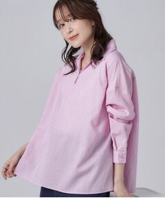 SHOO・LA・RUE / シューラルー シャツ・ブラウス | ストライプスキッパーシャツ