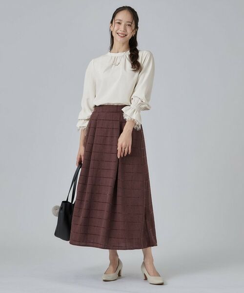 SHOO・LA・RUE / シューラルー シャツ・ブラウス | 【S-LL/洗濯機可】お袖レースで華やぐ。フェミニンブラウス | 詳細3