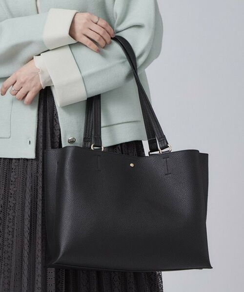 SHOO・LA・RUE / シューラルー トートバッグ | 【軽量／A4】ふわっと軽いボックストートバッグ | 詳細1