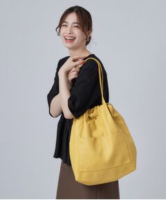 SHOO・LA・RUE / シューラルー トートバッグ | つまみハンドル巾着トートバッグ