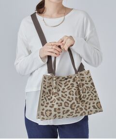 SHOO・LA・RUE / シューラルー トートバッグ | 2WAYボックスニットトートバッグ