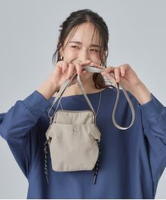 SHOO・LA・RUE / シューラルー ショルダーバッグ | 【撥水】結び紐ミニショルダーバッグ
