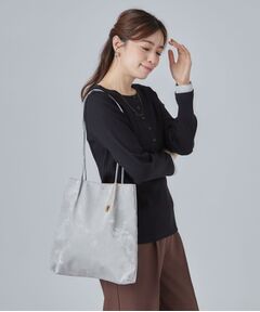 SHOO・LA・RUE / シューラルー トートバッグ | 光沢生地つまみハンドルトートバッグ