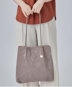SHOO・LA・RUE / シューラルー トートバッグ | 光沢生地つまみハンドルトートバッグ