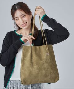 SHOO・LA・RUE / シューラルー トートバッグ | 光沢生地つまみハンドルトートバッグ