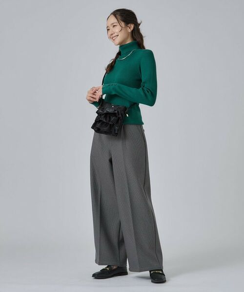 SHOO・LA・RUE / シューラルー ショルダーバッグ | 光沢生地フリルミニショルダーバッグ | 詳細6