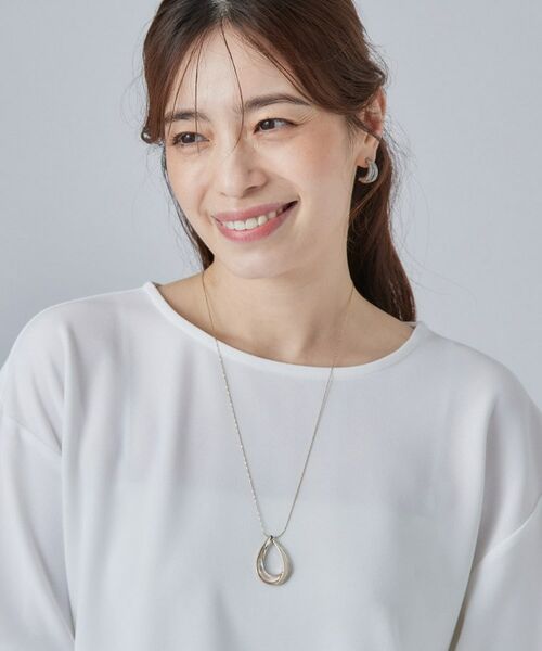 SHOO・LA・RUE / シューラルー ネックレス・ペンダント・チョーカー | シェルエポオープンドロップネックレス | 詳細5