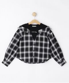 SHOO・LA・RUE / シューラルー カットソー | チェックドッキングトップス