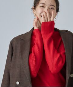 SHOO・LA・RUE / シューラルー ニット・セーター | ちくちくしにくいリブハイネックニット