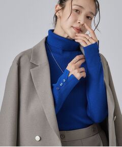 SHOO・LA・RUE / シューラルー ニット・セーター | ちくちくしにくいリブタートルニット