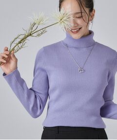SHOO・LA・RUE / シューラルー ニット・セーター | ちくちくしにくいリブタートルニット