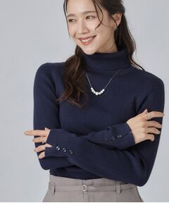 SHOO・LA・RUE / シューラルー ニット・セーター | ちくちくしにくいリブタートルニット