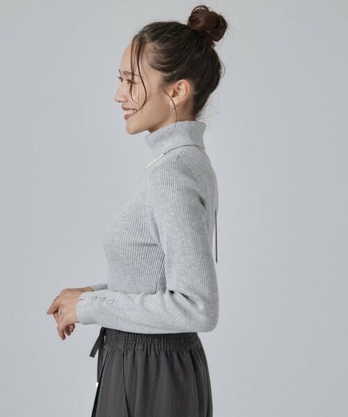 SHOO・LA・RUE / シューラルー ニット・セーター | ちくちくしにくいリブタートルニット | 詳細6
