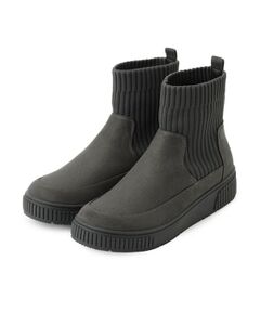 SHOO・LA・RUE / シューラルー ブーツ（ショート丈） | 【撥水/低反発クッション】スニーカー感覚ではける はきぐちニットブーツ