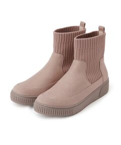 SHOO・LA・RUE / シューラルー ブーツ（ショート丈） | 【撥水/低反発クッション】スニーカー感覚ではける はきぐちニットブーツ