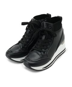 SHOO・LA・RUE / シューラルー スニーカー | ヒールアップニットハイカットスニーカー