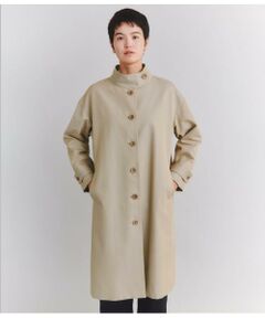 Cotton Wool Gabardine スタンドカラーコート