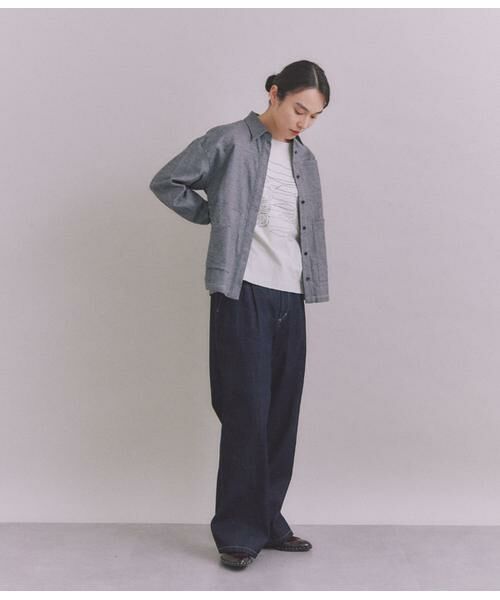 SIPULI / シプリ デニムパンツ | Organic Cotton Denim タックワイドパンツ | 詳細8