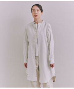 Organic Cotton Soft Viyella ブザムシャツワンピース