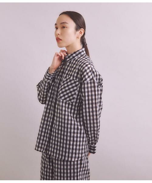 SIPULI / シプリ シャツ・ブラウス | ［ACAR］Gingham Sucker チェックシャツ | 詳細11