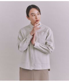 Organic Cotton Soft Viyella ビッグポケットシャツ