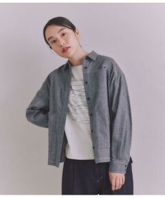 Organic Cotton Soft Viyella ビッグポケットシャツ