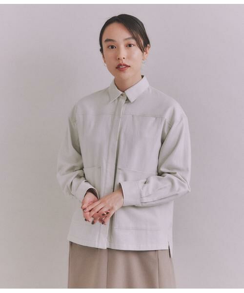 SIPULI / シプリ シャツ・ブラウス | Organic Cotton Soft Viyella ビッグポケットシャツ | 詳細1