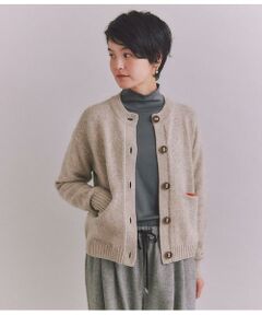 Colorful Melange Knit パラシュート釦配色カーディガン