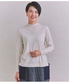 High Gageyarn Knit ウォッシャブルボトルネックニット