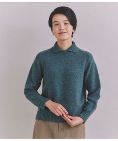 Colorful Melange Knit 襟付プルオーバー