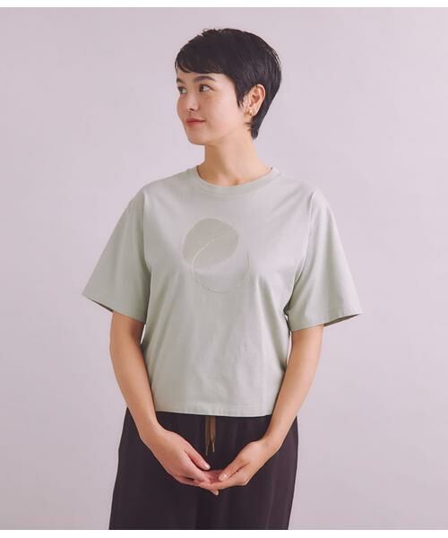 SIPULI / シプリ Tシャツ | Organic Cotton プリント刺繍Tシャツ | 詳細1