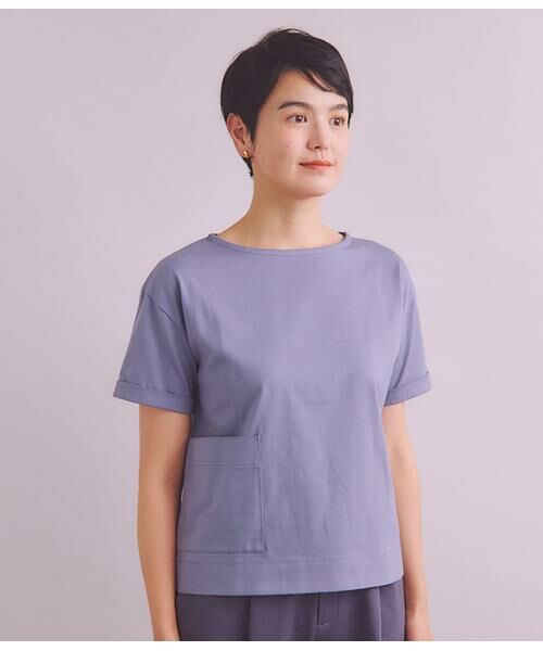 SIPULI / シプリ Tシャツ | Luster Soft Jersey ポケットTシャツ | 詳細1