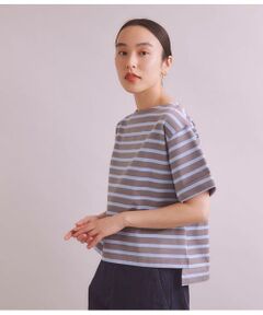 [ULTIMA] Cotton Border Tシャツ