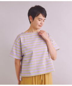 [ULTIMA] Cotton Border Tシャツ