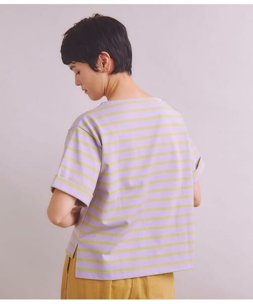 SIPULI / シプリ Tシャツ | [ULTIMA] Cotton Border Tシャツ | 詳細2