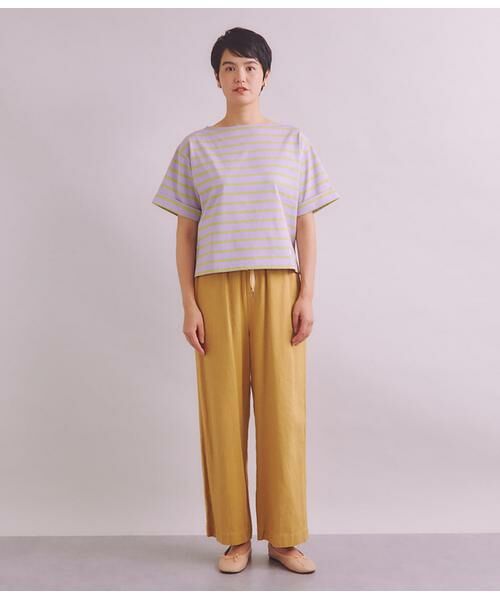 SIPULI / シプリ Tシャツ | [ULTIMA] Cotton Border Tシャツ | 詳細5