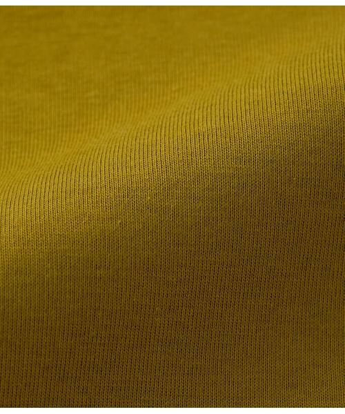 SIPULI / シプリ Tシャツ | ［Elama］Organic Cotton Cross Jersey 5分袖モックネックプルオーバー | 詳細12