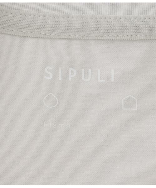 SIPULI / シプリ Tシャツ | ［Elama］Organic Cotton Cross Jersey 5分袖モックネックプルオーバー | 詳細7