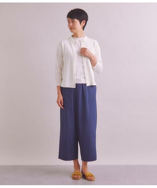 SIPULI / シプリ Tシャツ | ［Elama］Organic Cotton Cross Jersey フレンチスリーブプルオーバー | 詳細12