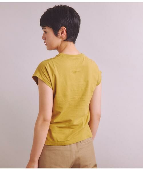 SIPULI / シプリ Tシャツ | ［Elama］Organic Cotton Cross Jersey フレンチスリーブプルオーバー | 詳細2