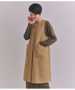 Mixcolor Tweed ロングジレワンピース