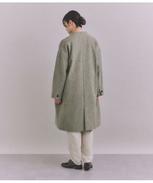 SIPULI / シプリ その他アウター | Mixcolor Tweed スタンドカラーロングコート | 詳細15