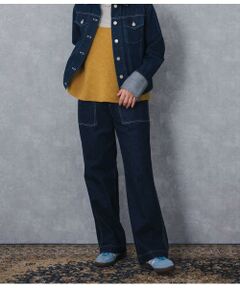 SIPULI / シプリ デニムパンツ | Organic Cotton Denim ベイカーパンツ