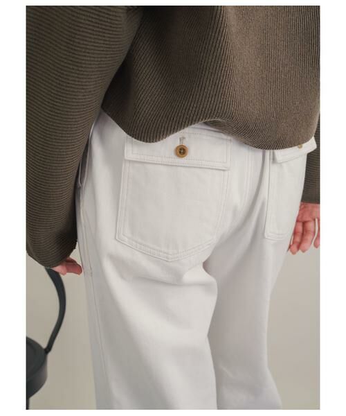 SIPULI / シプリ デニムパンツ | Organic Cotton Denim ベイカーパンツ | 詳細23