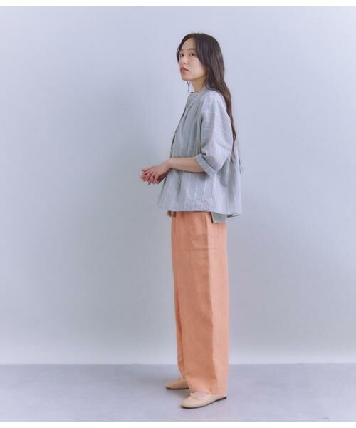 SIPULI / シプリ シャツ・ブラウス | [ACAR]Big Stripe ピンタックギャザーブラウス | 詳細7