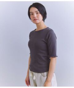 tシャツ 「ALBINI」Parallel Jersey ヤッコスリーブ半袖Ｔシャツ レディース SIPULI｜[ALBINI]Parallel Jersey 肩釦プルオーバー | Rakuten