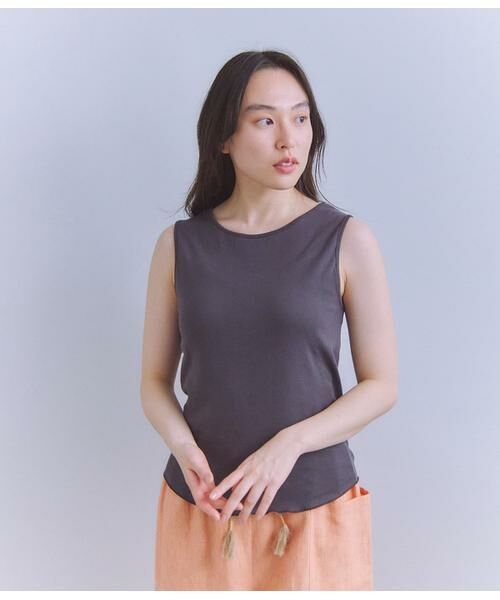 SIPULI / シプリ タンクトップ | ［LOTUS］Round Body Fraise タンクトップ | 詳細1