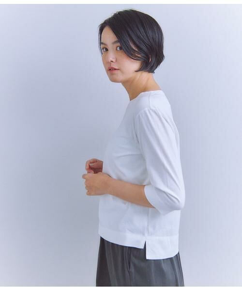 SIPULI / シプリ Mercerization Jersey チェーン刺繍Ｔシャツ SIPULI｜Mercerization Jersey チェーン刺繍Tシャツ | Rakuten
