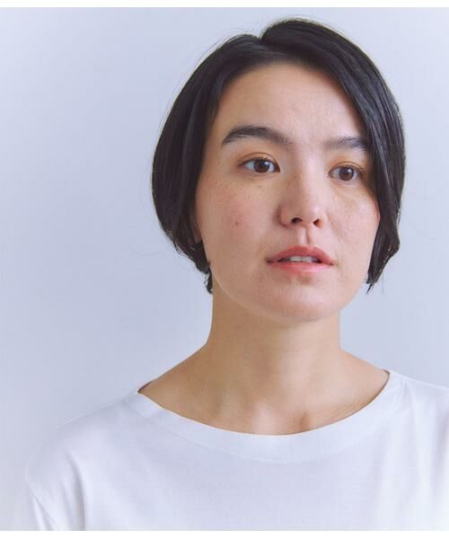 SIPULI / シプリ Mercerization Jersey チェーン刺繍Ｔシャツ Mercerization Jersey チェーン刺繍Tシャツ （カットソー